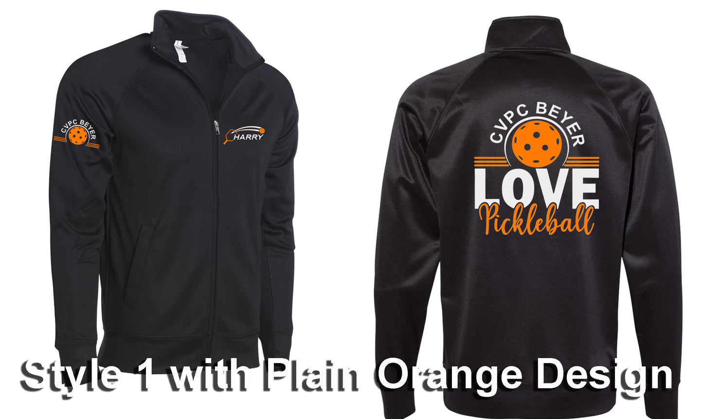Black Unisex Track Jacket