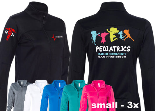 Ladies Peds Jacket Vinyl Design