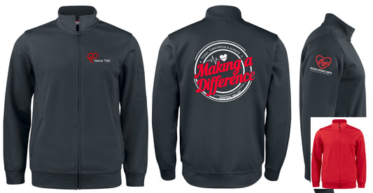 Unisex PPC Jacket (Embroidered Left Chest and Right Arm) (Optional Vinyl Print On Back)
